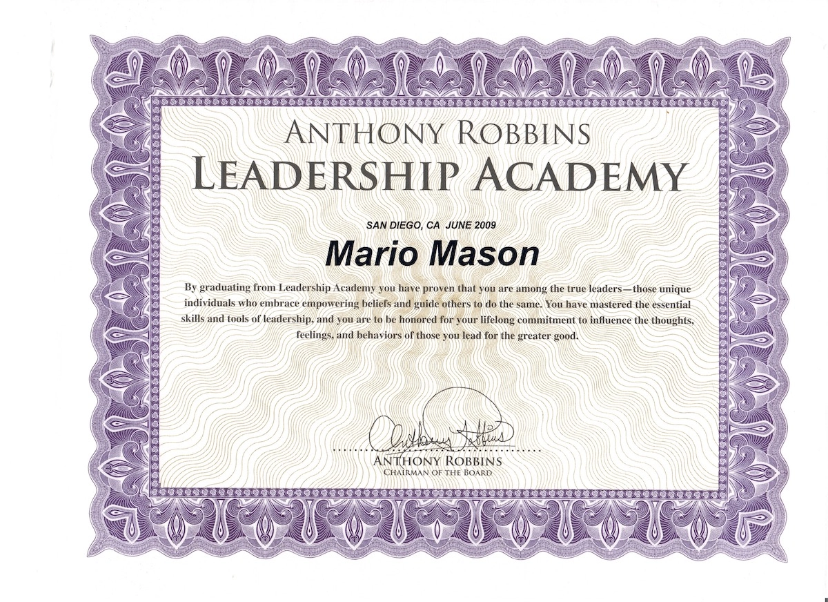 Leadership Academy Tony Robbins USA